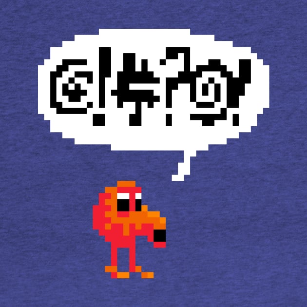 Swearing Q*bert by GraphicGibbon